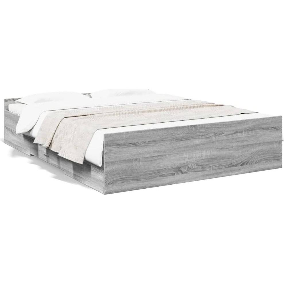 VidaXL, Bett, Bettgestell mit Schubladen (160 x 200 cm)