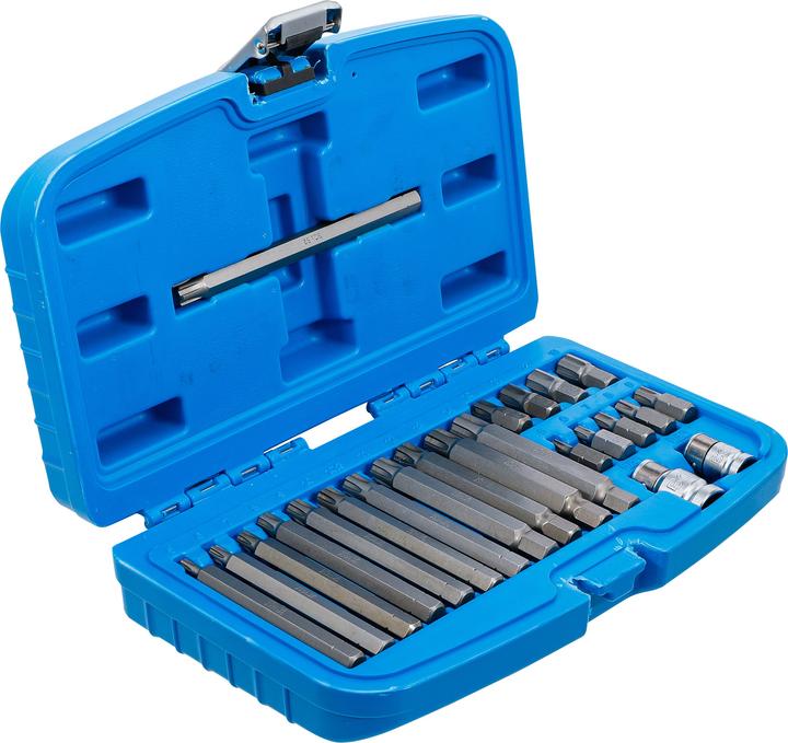 Actual product image BGS Bit Set 10 mm (3/8") hex Drive Spline (for Ribe) 22 pcs.