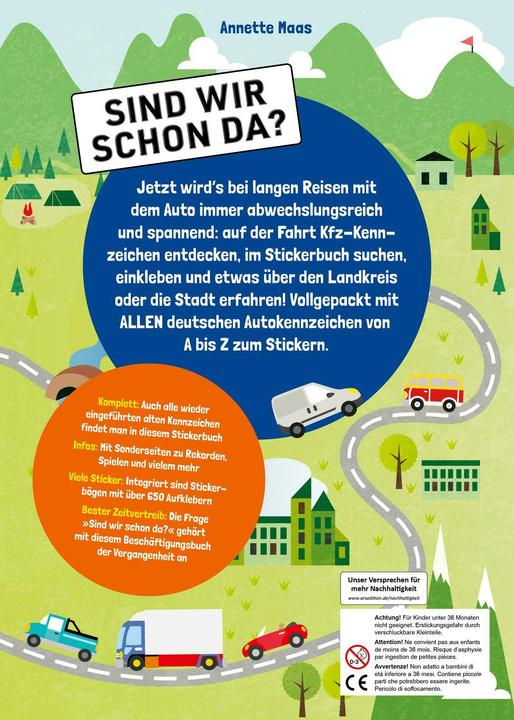 Produktbild Maas:Autokennzeichen - Alle bundesweite (650 Sticker)