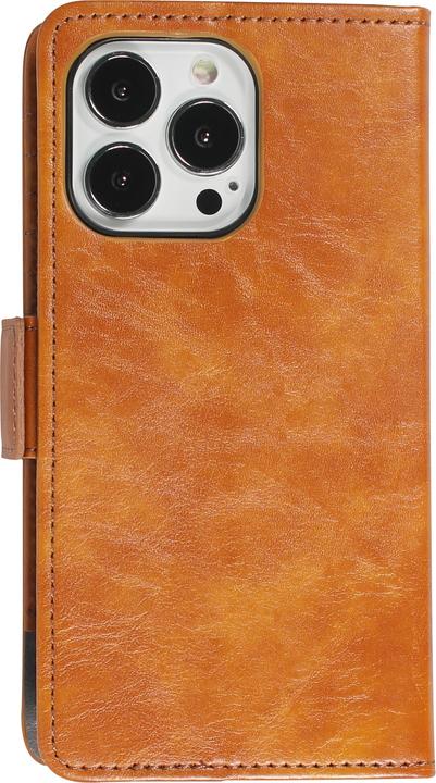 Produktbild PhoneLook Leder Tasche Flip Wallet mit Akzentstreifen & Kartenhalter (Apple iPhone 16e)