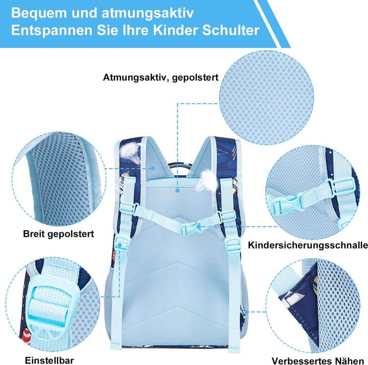 Produktbild Only-Bags.Store Rucksack Daypack Vorschulrucksack Schulrucksack (13 l)