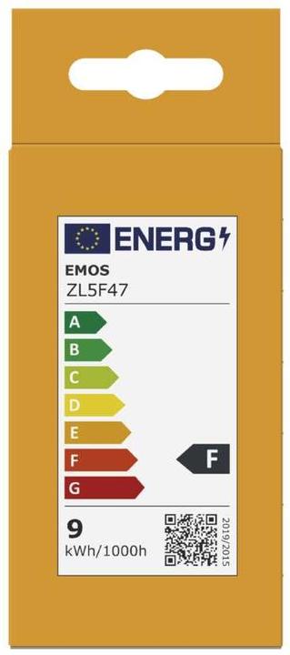 Etichetta energetica Emos LED BASIC A60 8,8W(60W) 806lm E27 WW (E27, 806 lm, 1x)