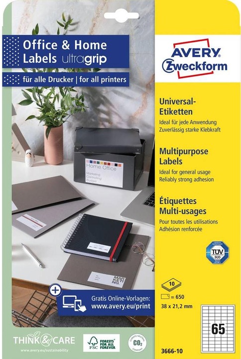 Actual product image Avery QUICKPEEL - Universal labels