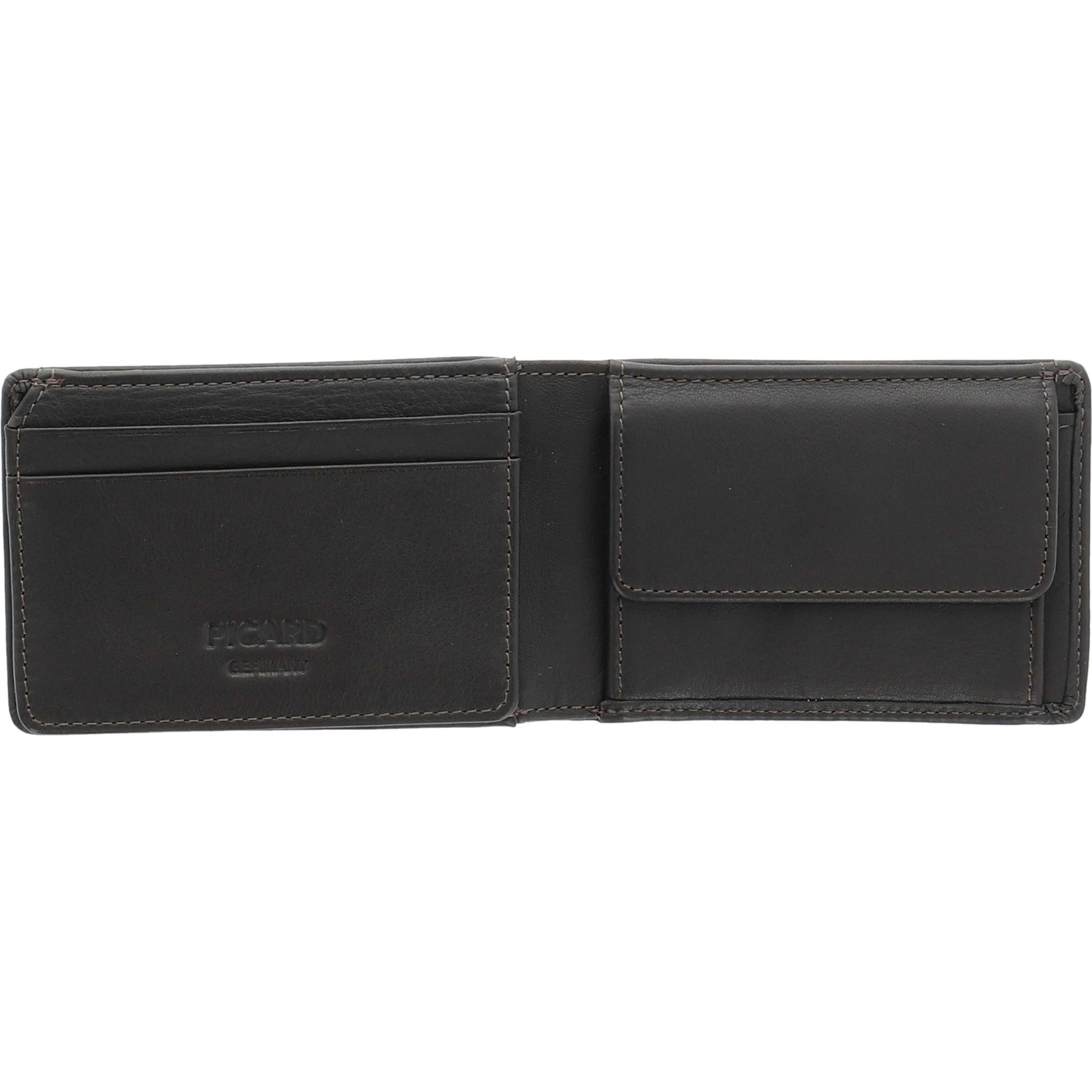 Thumbnail - Picard, Herren, Portemonnaie, Brooklyn Geldbörse V Leder 10 cm, Braun