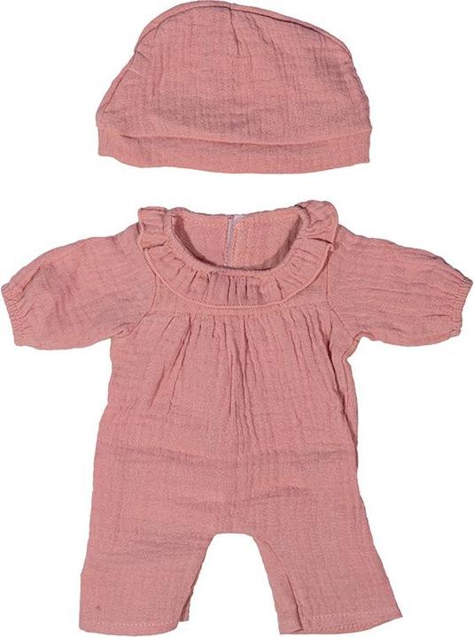Miniland Rosa Pyjamas Mit Hut Für 38 cm Puppe