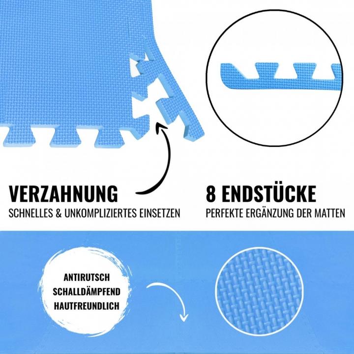 Produktbild Gorilla Sports Schutzmatten Endstücke (1.20 cm)