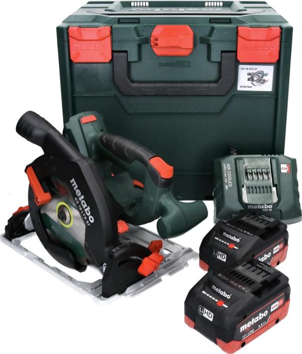 Actual product image Metabo KS 18 LTX 57 Battery Circular Saw 18V 165x20mm + 2x Battery 5,5Ah + Charger + MetaLoc
