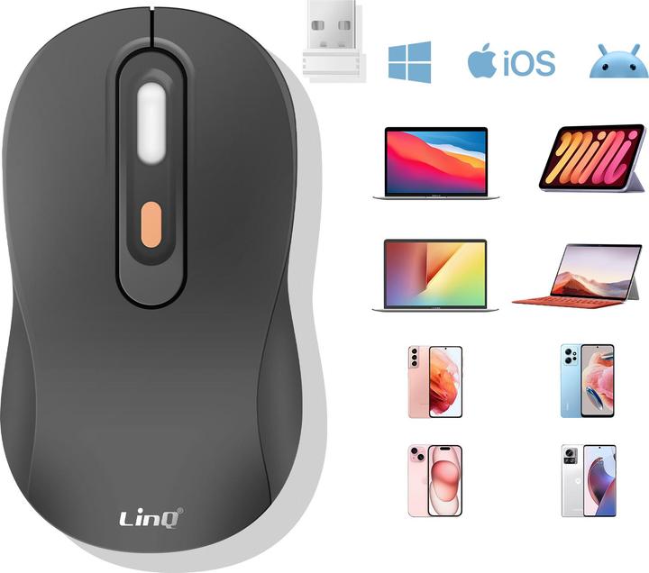 Immagine prodotto LinQ Mouse Bluetooth W878 (Senza fili)