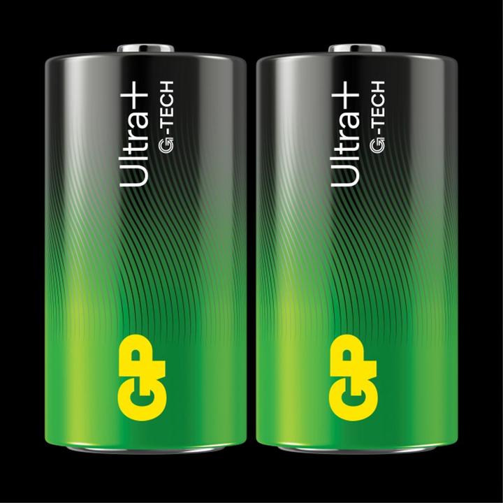 Produktbild GP Batteries Ultra Plus Alkaline Batterie C Baby 2er 1,5V Blister (2 Stk., C)