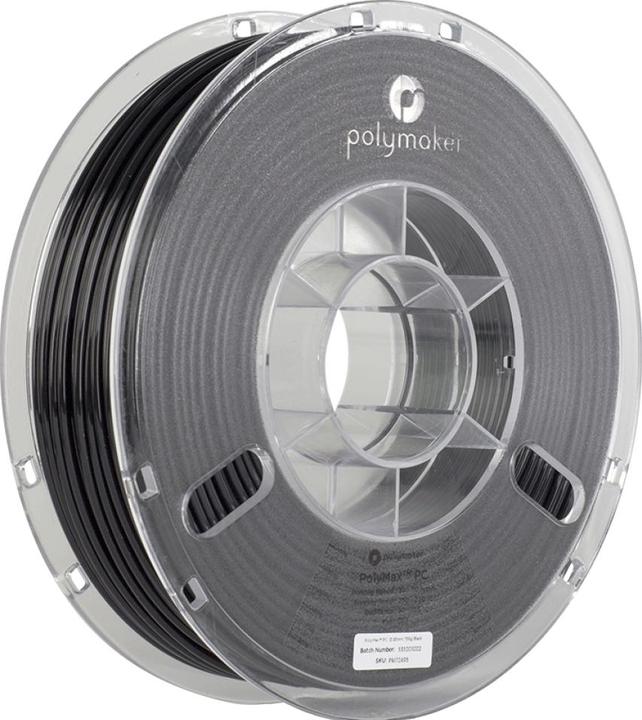 Actual product image Polymaker PolyMax Tough PC Black 1.75 mm 3,000 g (Carbon, 1.75 mm, 3000 g, Black)