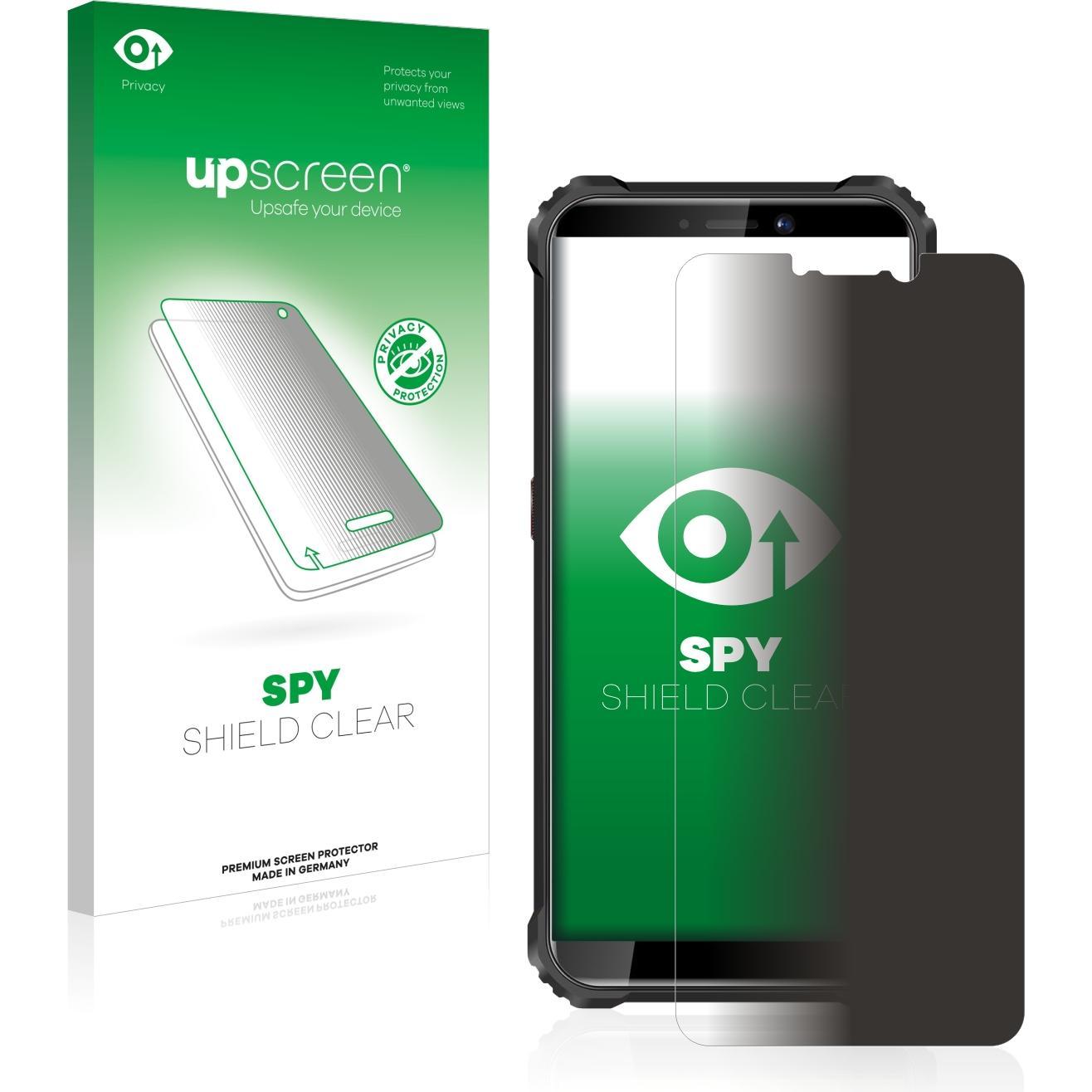upscreen Spy Shield Blickschutzfolie (1 Stück, Oukitel WP5), Smartphone Schutzfolie, Blau