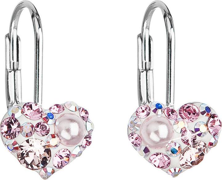 Immagine prodotto Evolution Group Orecchini a cuore 31125.9 rosa chiaro (L)
