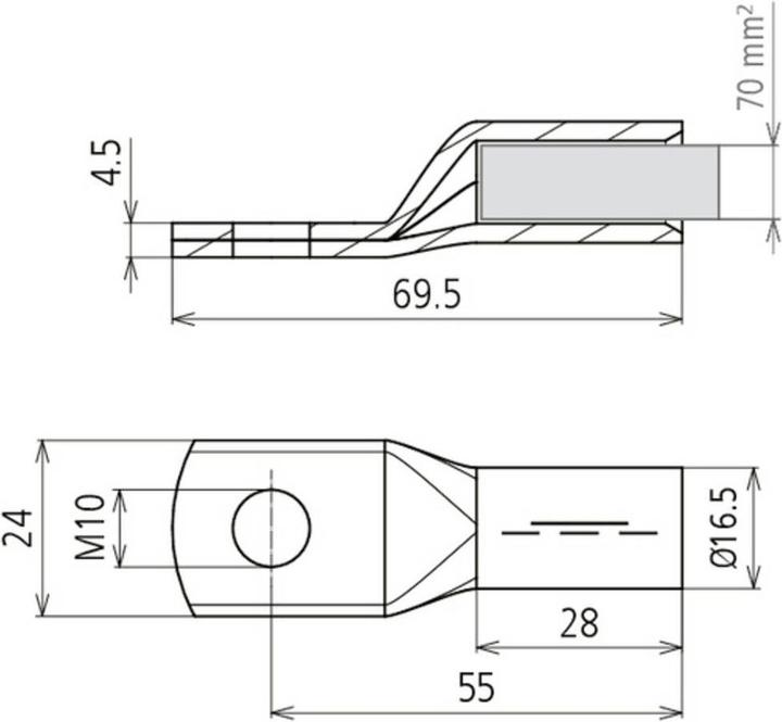 Produktbild Dehn Presskabelschuh
