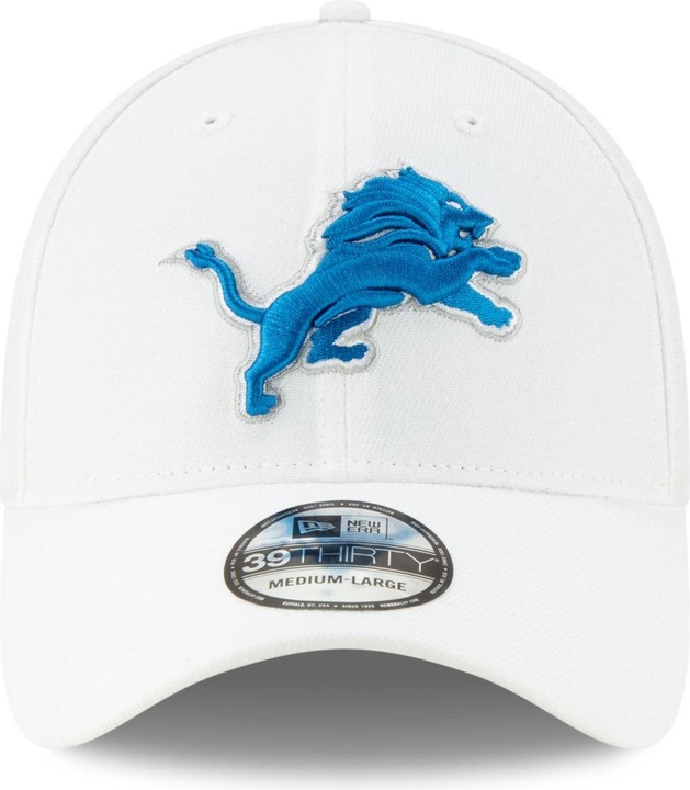Produktbild New Era 39Thirty Stretch Cap - NFL Detroit Lions weiss - M/L (M/L)