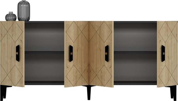 Actual product image Kalune Design Cross Console (150 x 75 x 35 cm)