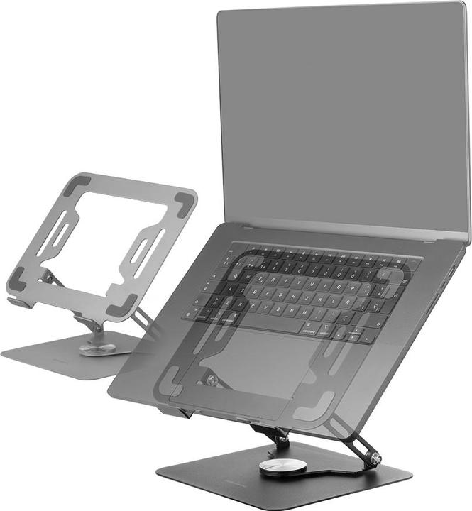 Image du produit Mars Gaming Support / Réhausseur Ma-Rsn Pour Ordinateur Portable 17max (Argent)