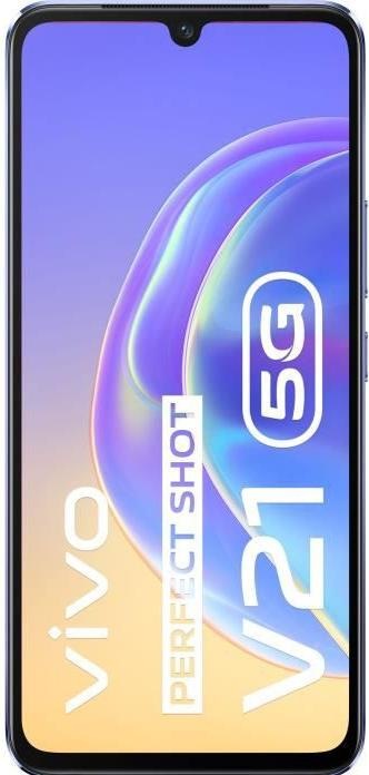 Actual product image Vivo V21 5G (128 GB, Sunset Dazzle, 6.44", Hybrid Dual SIM, 64 Mpx, 5G)