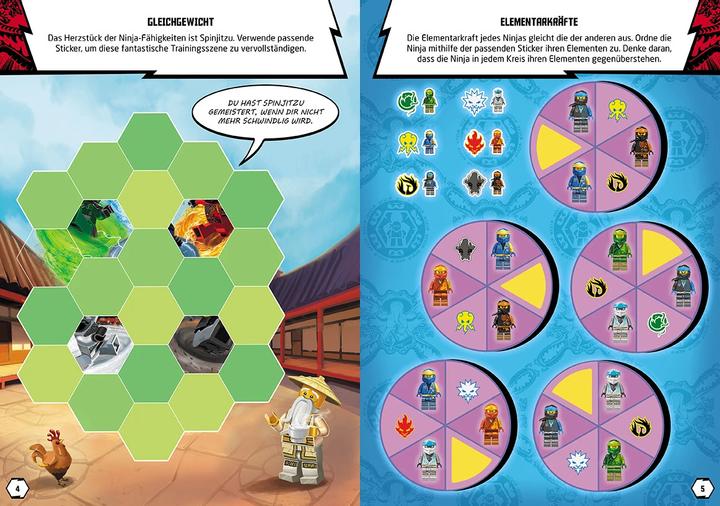 Produktbild LEGO® NINJAGO® – Stickerabenteuer - Helden auf Mission