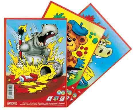 Actual product image Herlitz Colouring Pad A4 75BL 3Motifs (A4, Plain)