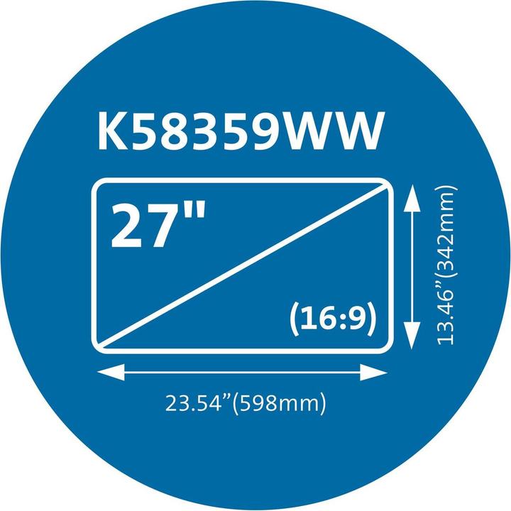Produktbild Kensington MagPro Privacy Screen Monitor 27 / 16:9 (27", 16 : 9)
