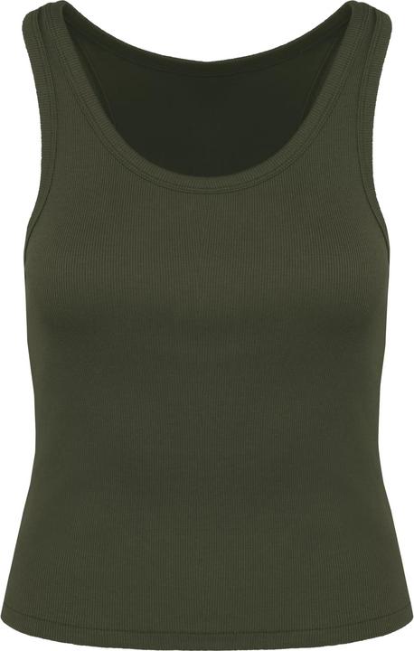 Native Spirit Nachhaltiges Rippen-Top für Frauen (L)