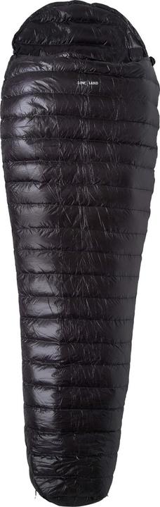 Lowland OUTDOOR Donzen slaapzak - Ultracompacte mummie - 215 x 75 cm - 430 gr +8C - Nylon - Rits links (215 cm)