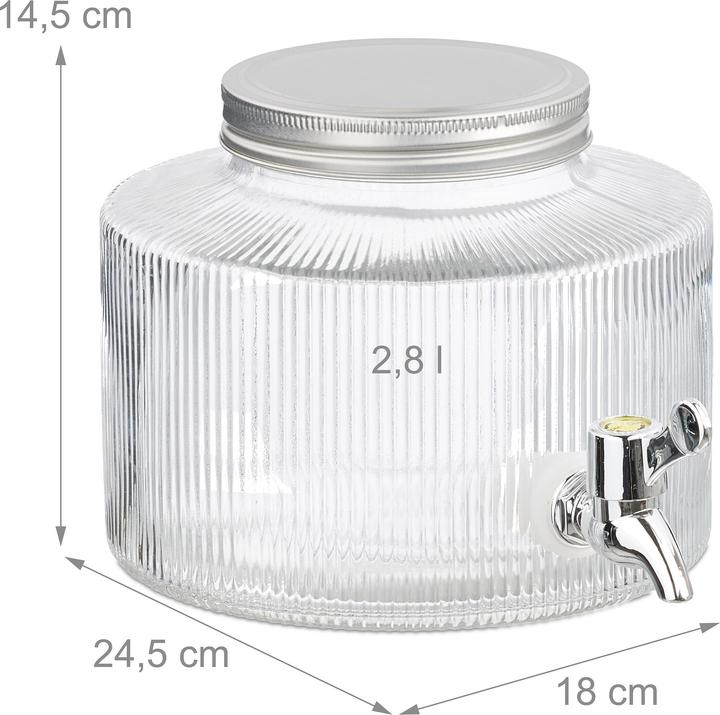 Actual product image Relaxdays Getränkespender