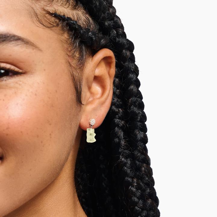 Image du produit Thomas Sabo Ohrstecker mit weissen Goldbären Silber (Argent 925)
