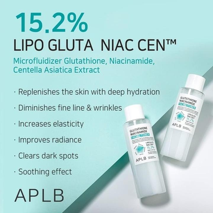 Produktbild Aplb Niacinamide Glutathione Face Tonic Lipo Gluta Niac Cen 15.2% 5.41 (Gesichtswasser, 5410 ml)