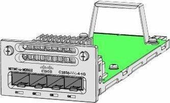 Produktbild Cisco C3850-NM-4-1G, 4x GbE RJ-45, Erweiterungsmodul (4 Ports)