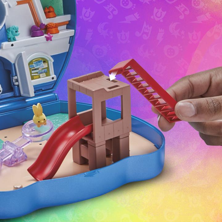 Actual product image My Little Pony Mini World Magic Animal Corner Mini Play World, Play Set to Build Your Own with Hitch Trai