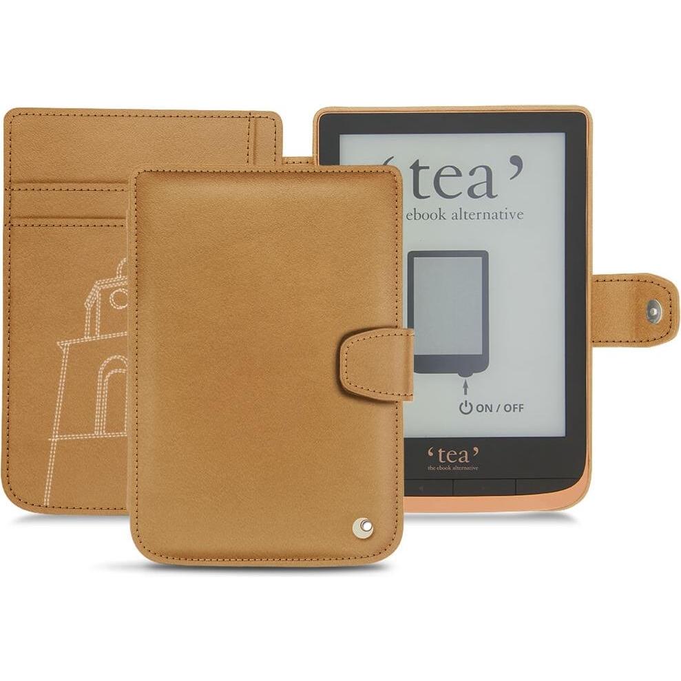Noreve Lederschutzhülle Wallet (Touch HD 3), eReader Zubehör, Braun