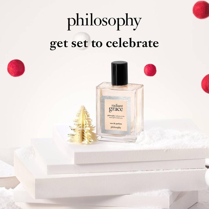Image du produit philosophy Radiant Grace Geschenkset 60ml EDP + 180ml Douchegel + 180ml Body Lotion (Coffret de parfum)