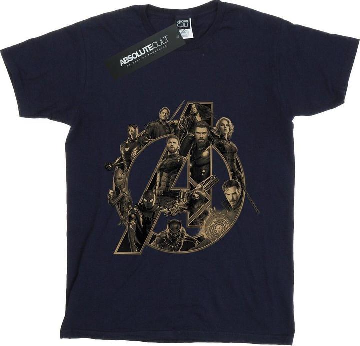Produktbild Avengers Infinity War Logo TShirt Mädchen (128)