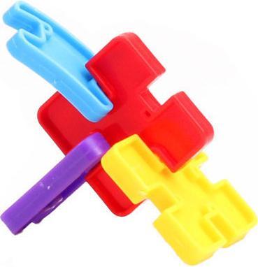 Actual product image HC Construction moulds in storage box, 156 pcs.