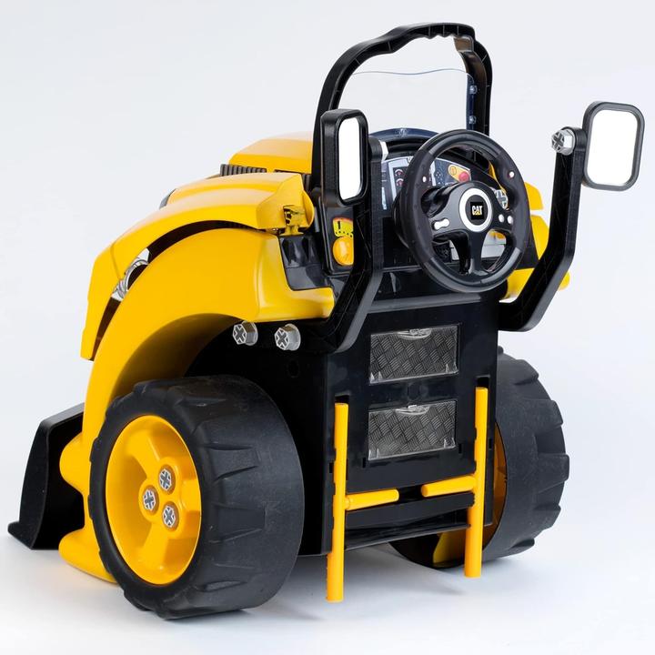 Actual product image Theo Klein Caterpillar Truck Engine Block with Educational Repair Functions, Lights, and Horn