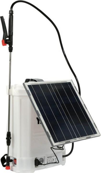 Actual product image Yato Pressure Sprayer 16L with Battery and Solar Panel (16 l)