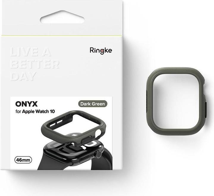 Actual product image Ringke Onyx Case for Apple Watch 10 46mm - Green