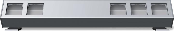 Immagine prodotto Gira 119526 Profilo a 5 pieghe in alluminio Profilo 55 con staffa di montaggio (Case)