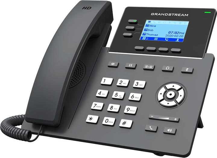 Produktbild Grandstream SIP GRP-2603P Carrier-Grade IP-Phone with PoE - VoIP-Telefon - Switch