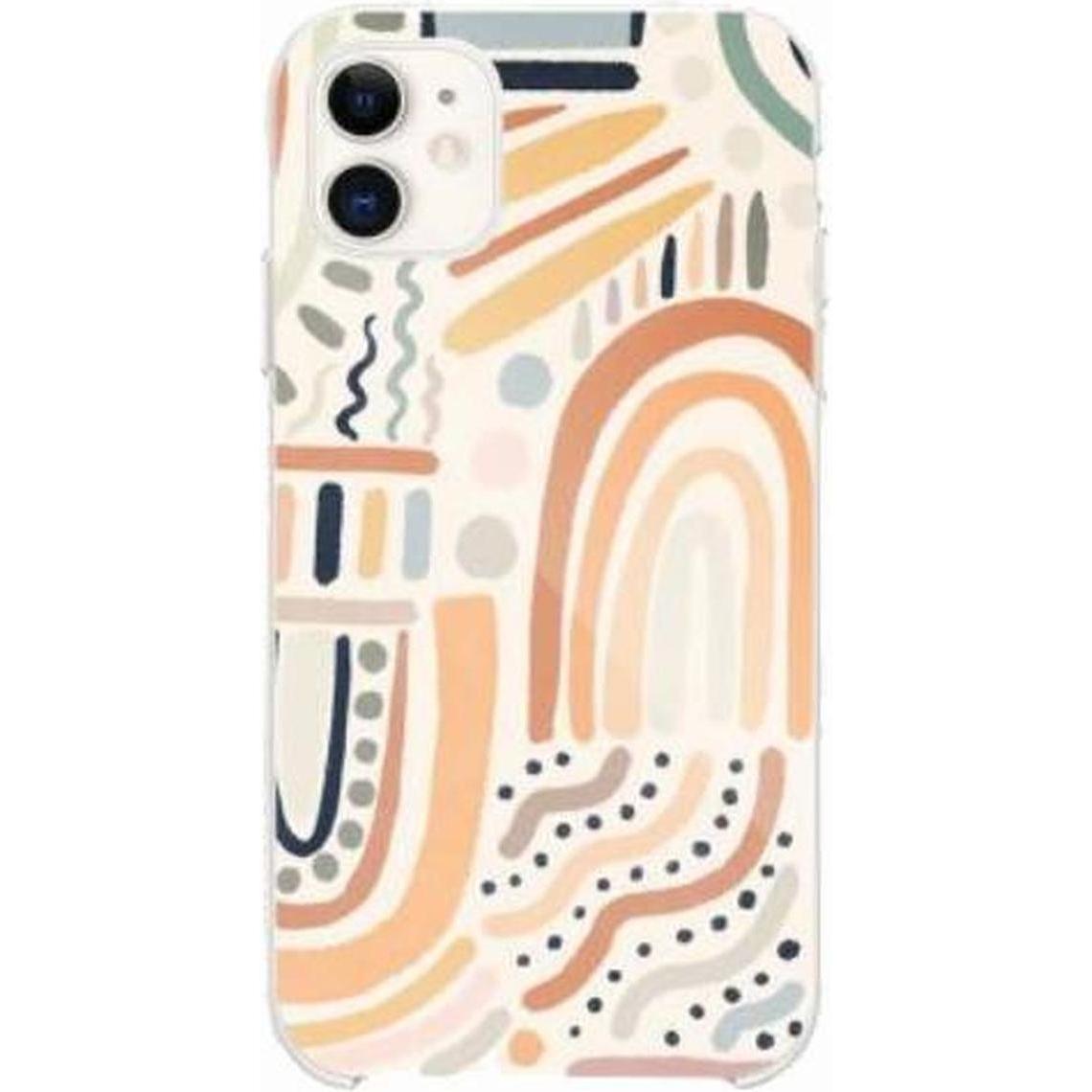 Bigben COVSUM2IP11 (LG K11, Apple iPhone XR), Smartphone Hülle, Gelb