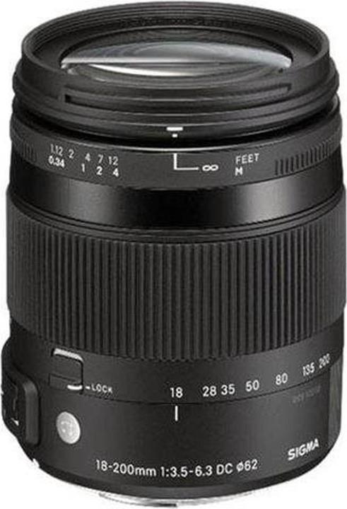 Produktbild Sigma Objektiv 18-200mm F3.5-6.3 II DC OS HSM, Sony A (Sony A, APS-C / DX)