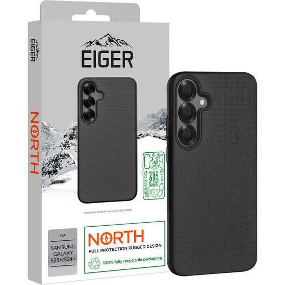Thumbnail - Eiger North (Samsung Galaxy S25+), Smartphone Hülle, Schwarz