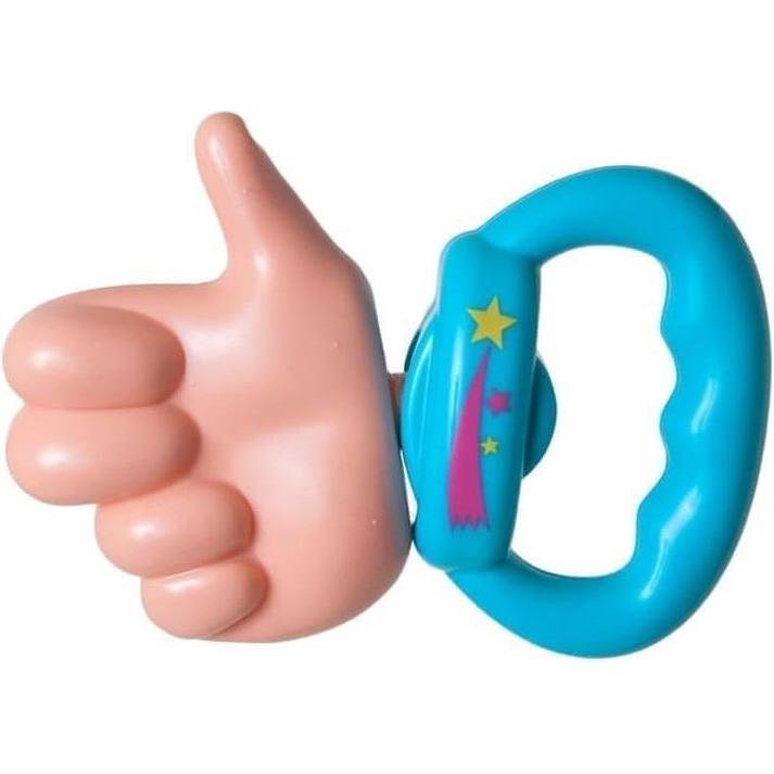 Brain Builders, Anello da dentizione, Ciuccio a 5 dita SUPER 3 mesi+