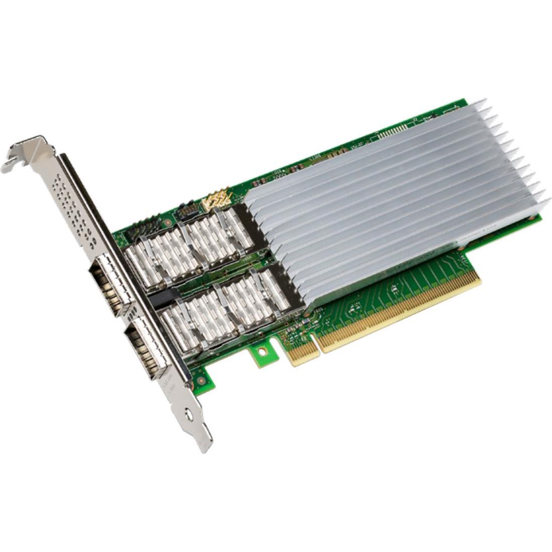 Intel E810CQDA2 Ethernet Network Adapter Retail (PCI Express 4.0), Netzwerkkarte