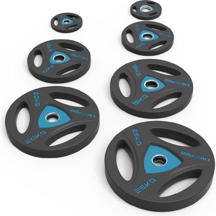 Livepro Premium Hantelscheibe (1 x 25 kg)
