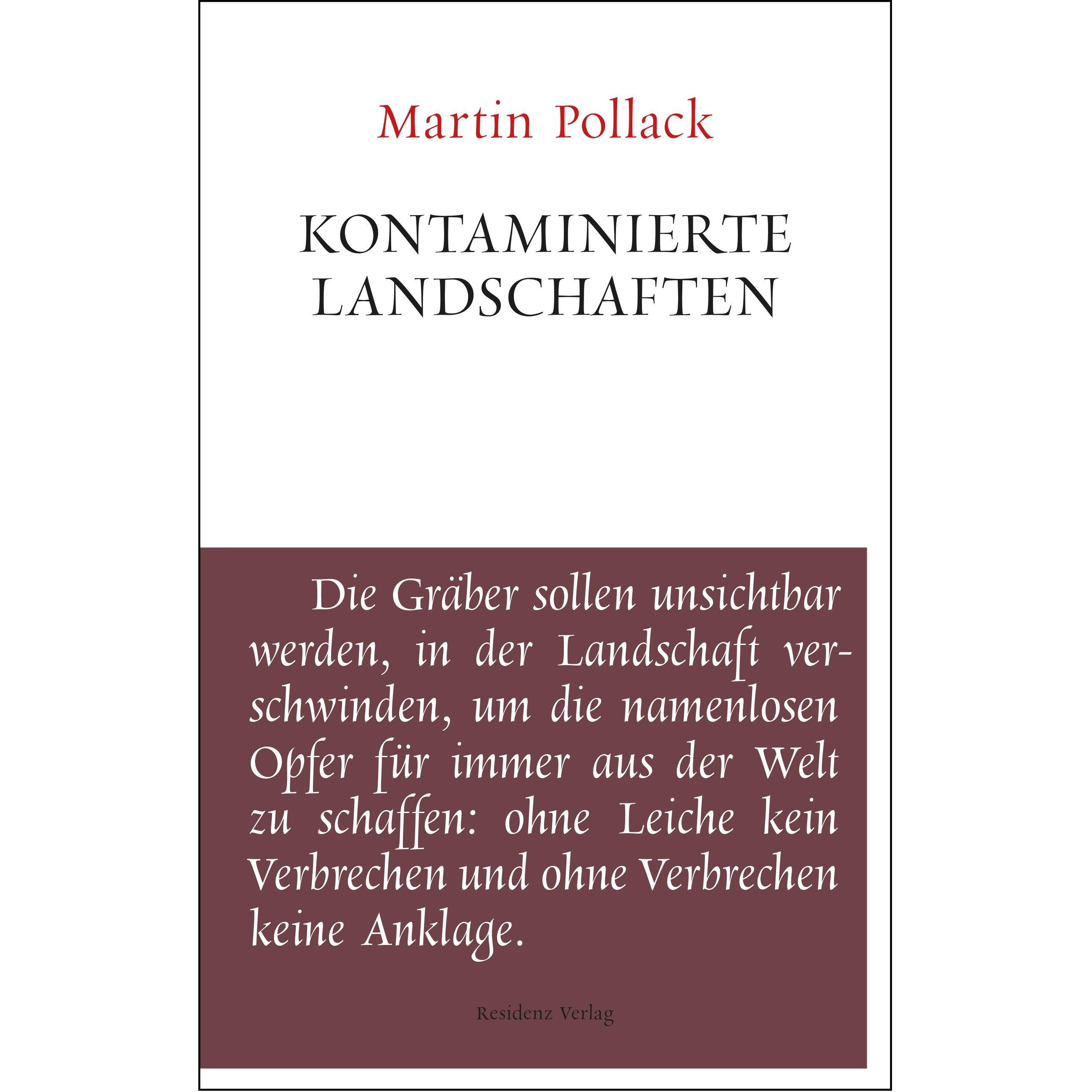 Kontaminierte Landschaften, Fachbücher von Martin Pollack