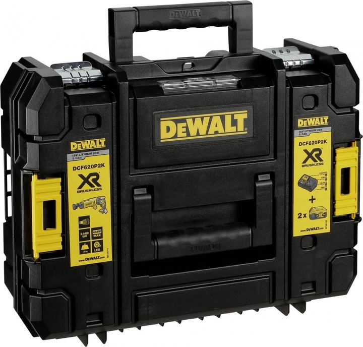 Actual product image DeWalt DCF620P2KQW Battery Magazine Screwdriver (Rechargeable battery operated)