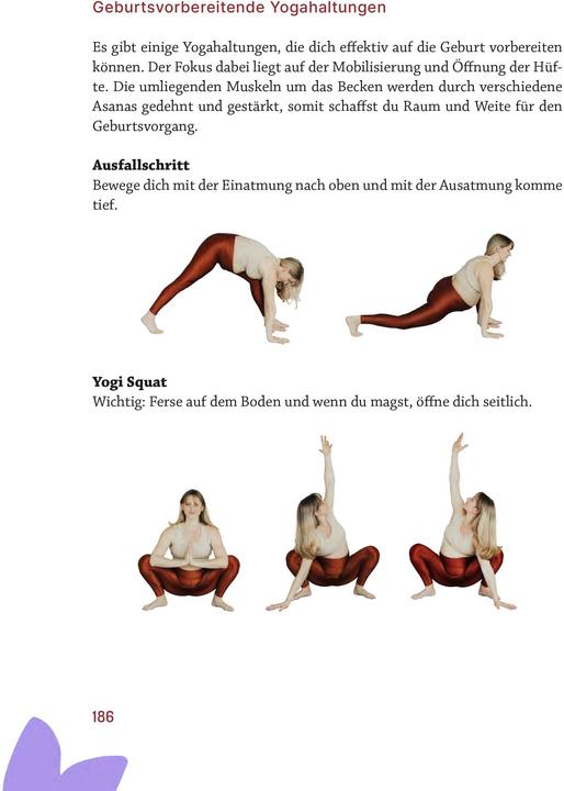 Produktbild Yoga in der Geburtsvorbereitung und für die Rückbildung (Deutsch, Sabrina Nieland, Lüking Kerstin, Johne Stephanie, Magdalenau, Stefanie Bauer, Luisa Harisch, Sinah Diepold, Kaya Renz, 2024)