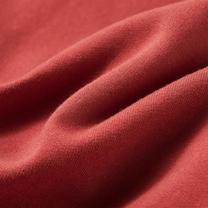Immagine prodotto vidaXL Maglia con cappuccio per bambini rosso scuro 128,Materiale: 95 (128)